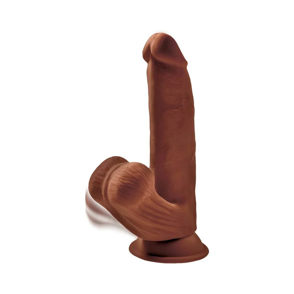 Pipedream King Cock Plus 8 in. Triple Density Cock With Swinging Balls Dildo