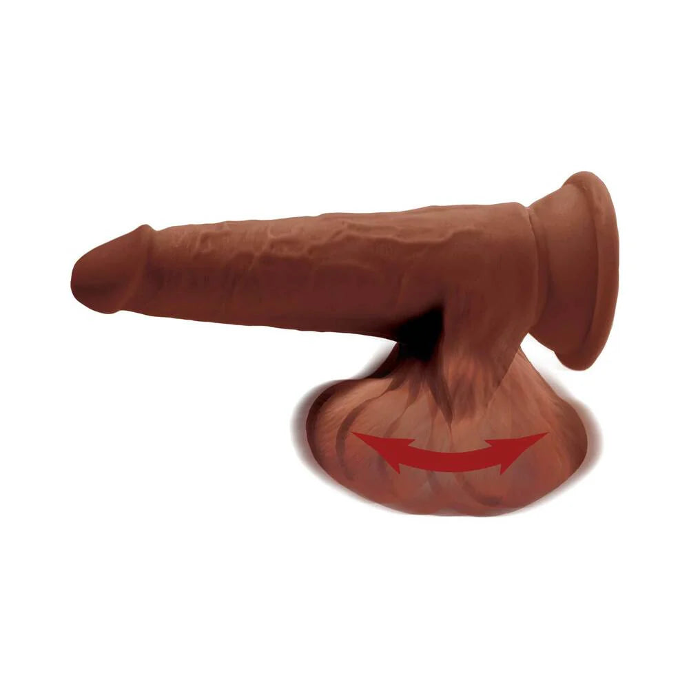 Pipedream King Cock Plus 8 in. Triple Density Cock With Swinging Balls Dildo