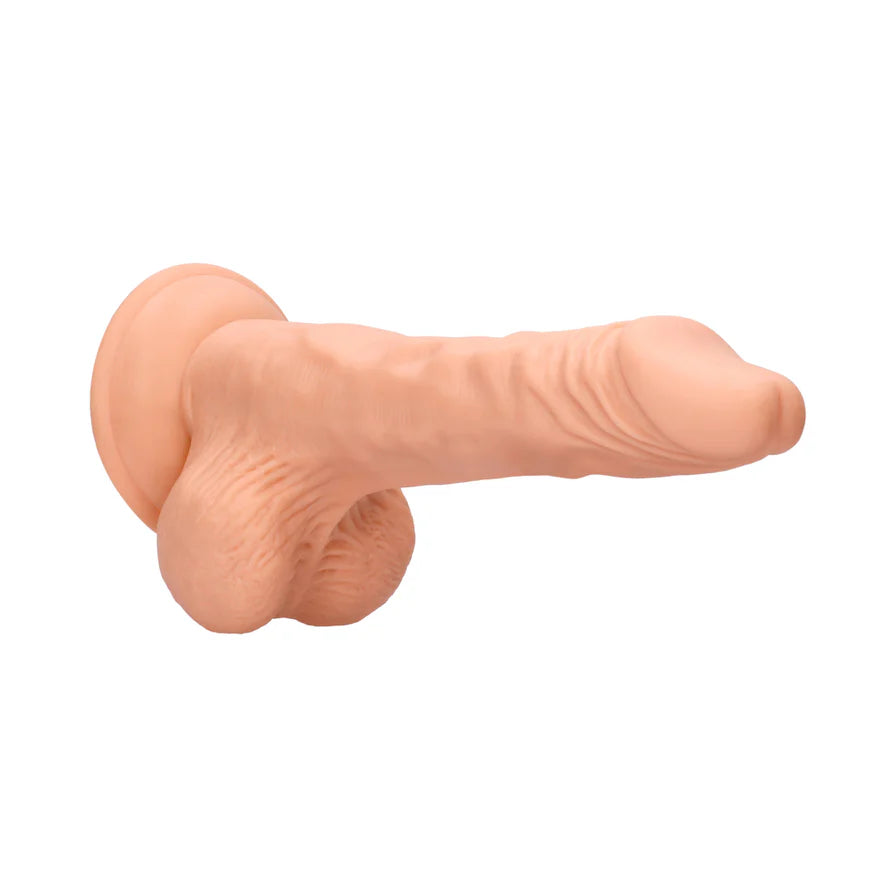 RealRock Realistic 9 in. Dildo With Balls and Suction Cup