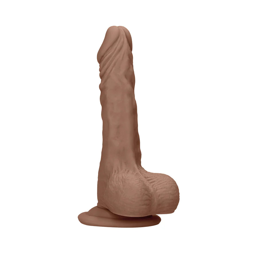 RealRock Realistic 9 in. Dildo With Balls and Suction Cup