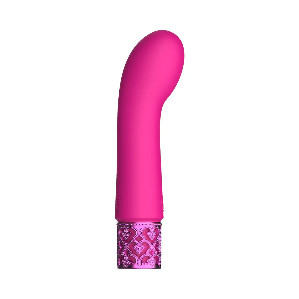 Shots Royal Gems Bijou Rechargeable Curved Silicone Bullet Vibrator