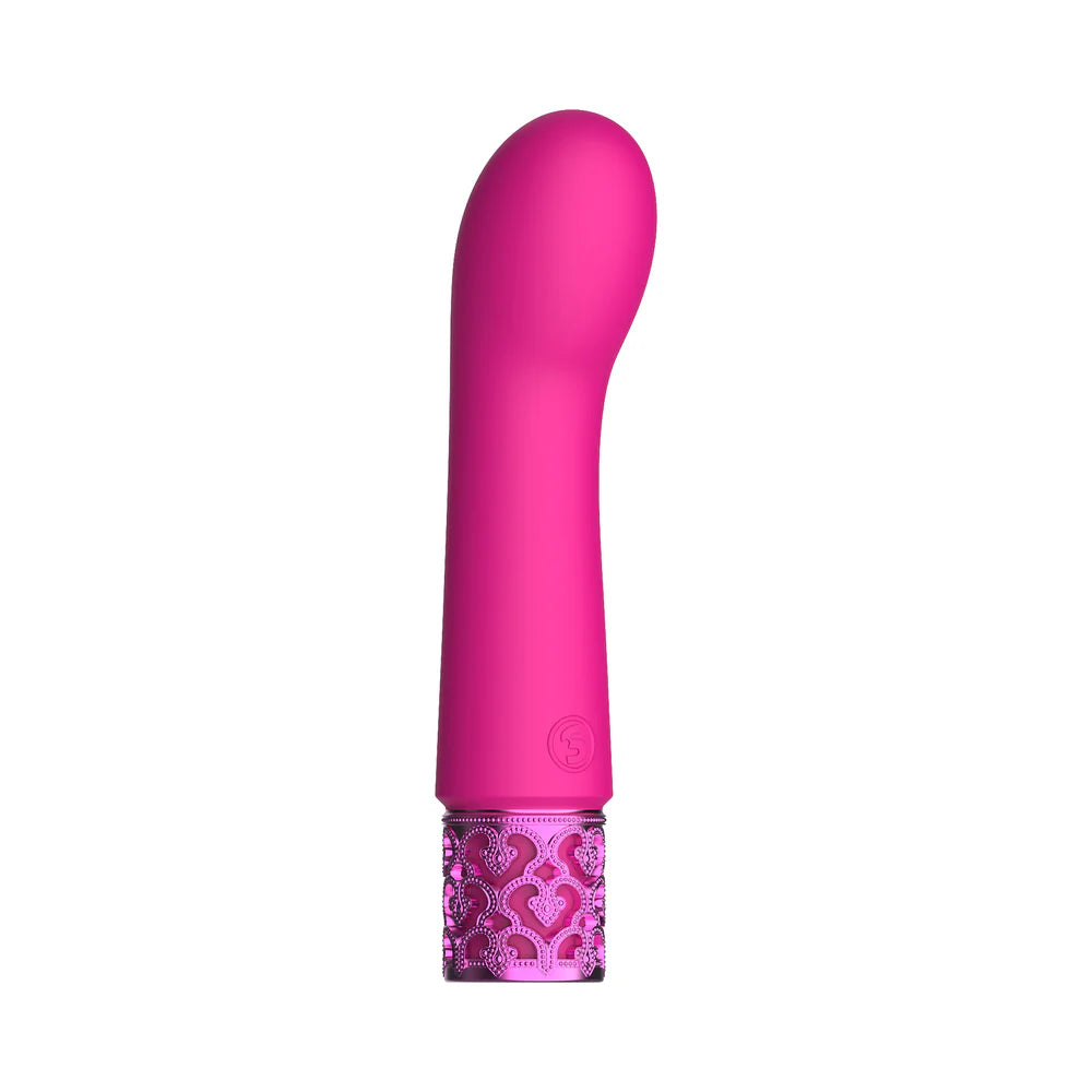 Shots Royal Gems Bijou Rechargeable Curved Silicone Bullet Vibrator