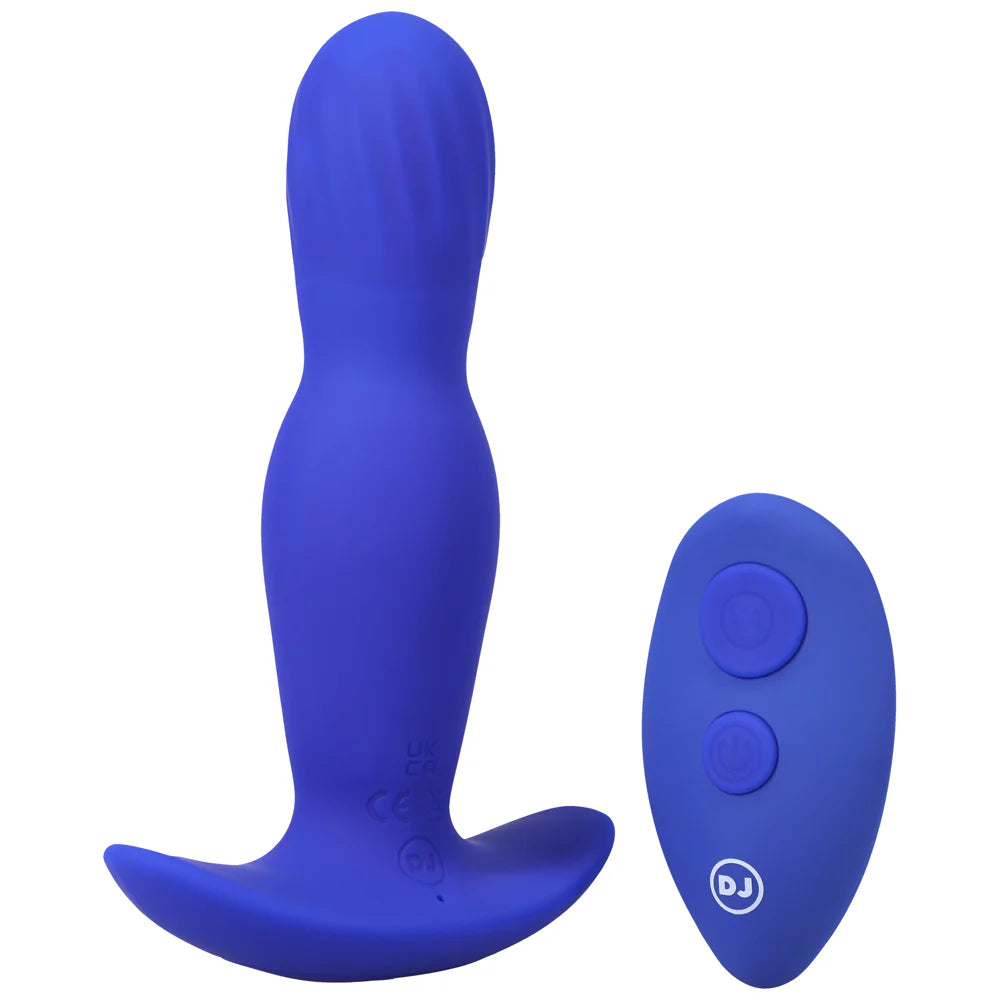 Doc Johnson A-Play Expander Rechargeable Silicone Anal Plug with Remote Control