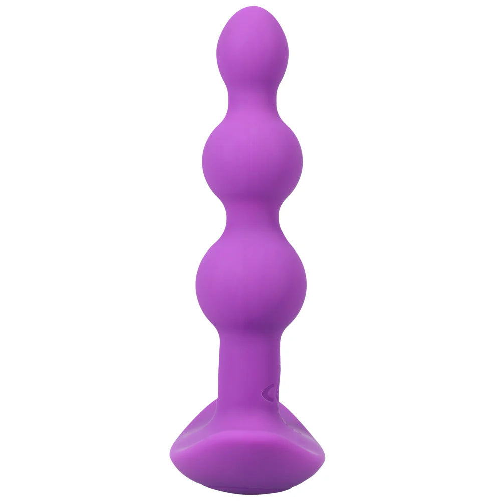 Doc Johnson A-Play BEADED VIBE Rechargeable Silicone Anal Plug with Remote