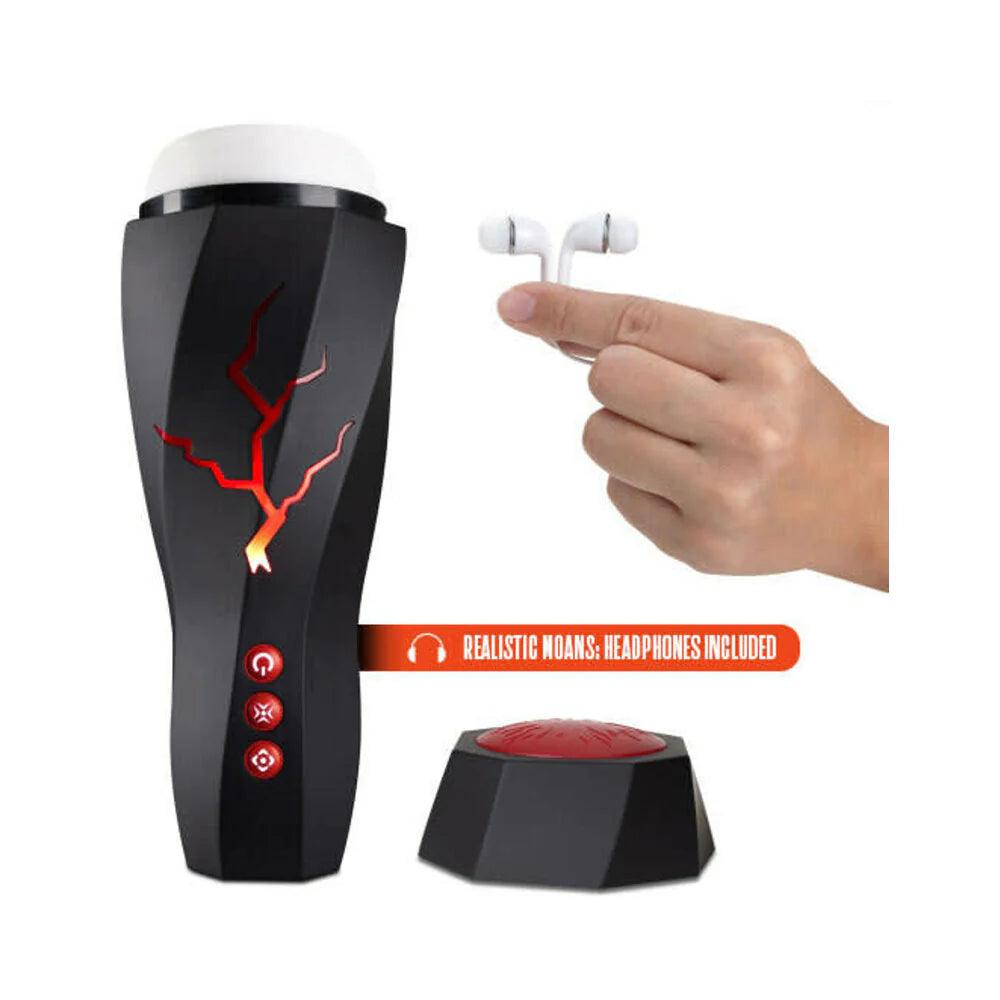 Blush M for Men Storm Rechargeable Vibrating Suction Masturbator