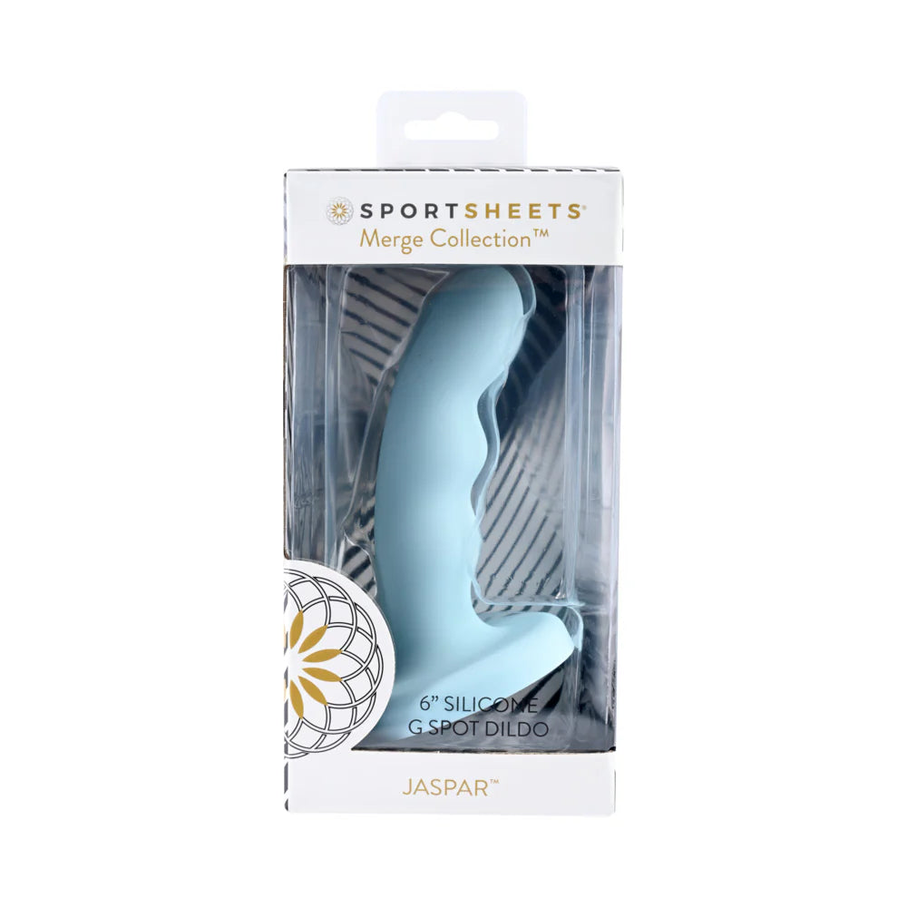 Sportsheets Jaspar Silicone Curved Dildo with Suction Cup 6in