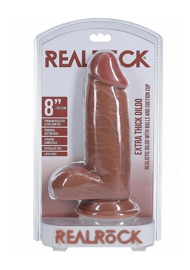 RealRock Ultra Realistic Skin Extra Thick with Balls 8in