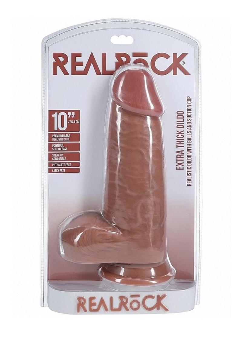 RealRock Ultra Realistic Skin Extra Thick with Balls 10in