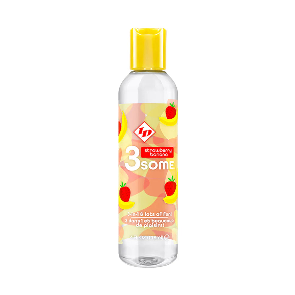 ID 3 Some 3-in-1  Water-Based Flavored Lubricant - 4oz