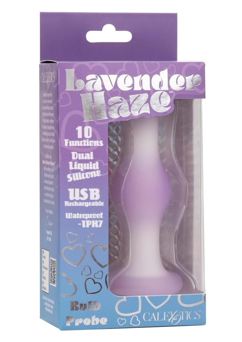 CalExotics Lavender Haze Bulb Probe Silicone Rechargeable Anal Plug