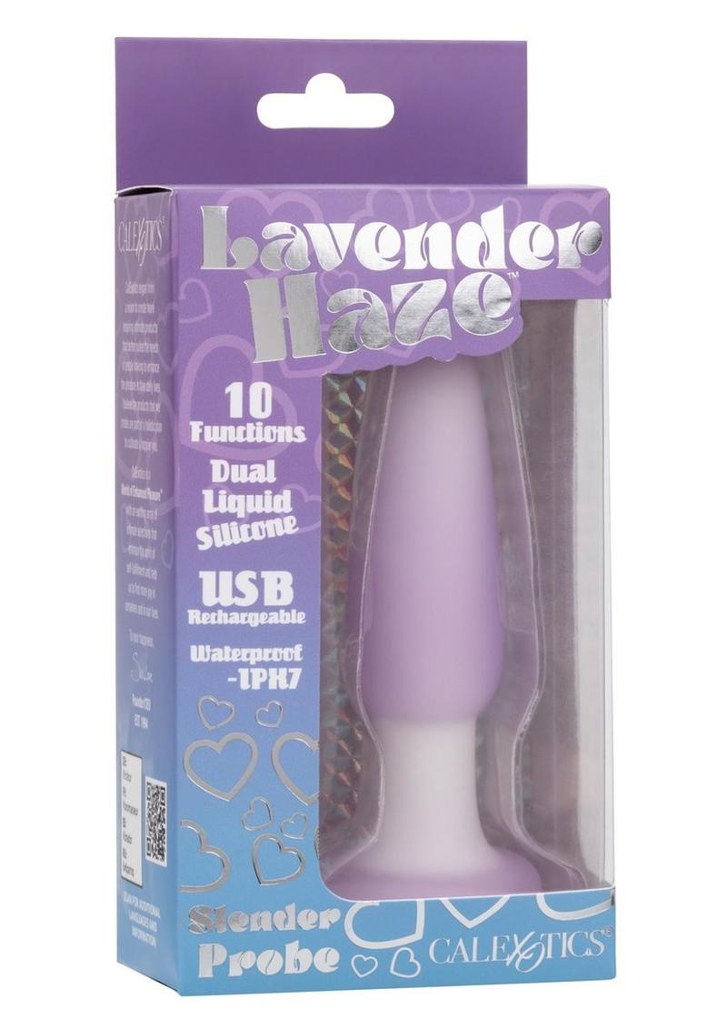 CalExotics Lavender Haze Slender Probe Silicone Rechargeable Anal Plug