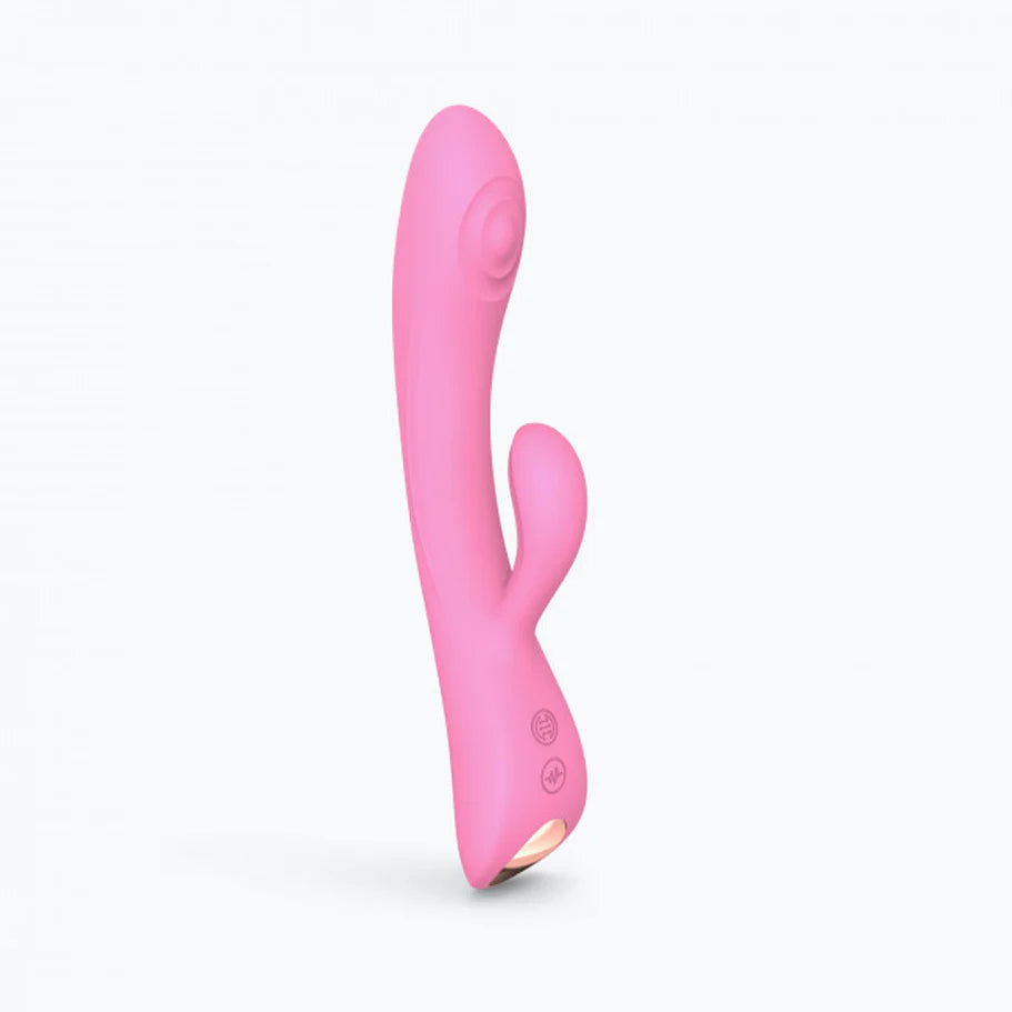 Love to Love Bunny & Clyde Rechargeable Tapping Rabbit Silicone Vibrator