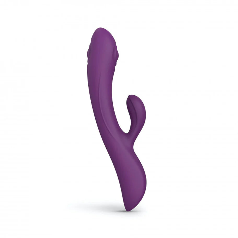 Love to Love Bunny & Clyde Rechargeable Tapping Rabbit Silicone Vibrator