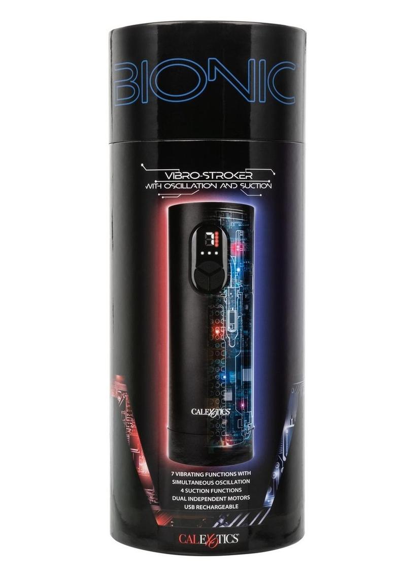 Bionic Vibro Stroker Rechargeable with Oscillation and Suction