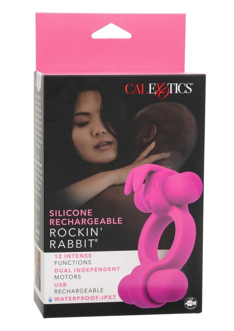 CalExotics Silicone Rechargeable Rockin' Rabbit Cock Ring