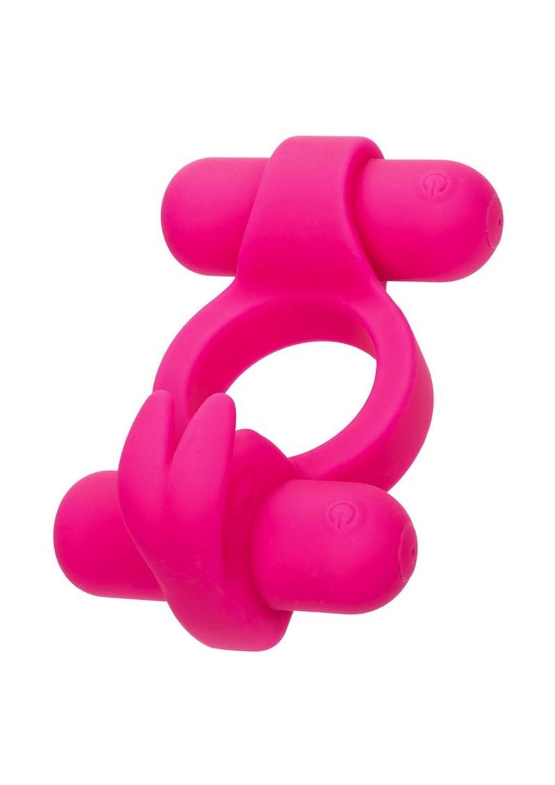 CalExotics Silicone Rechargeable Rockin' Rabbit Cock Ring