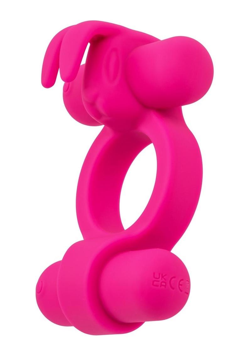 CalExotics Silicone Rechargeable Rockin' Rabbit Cock Ring