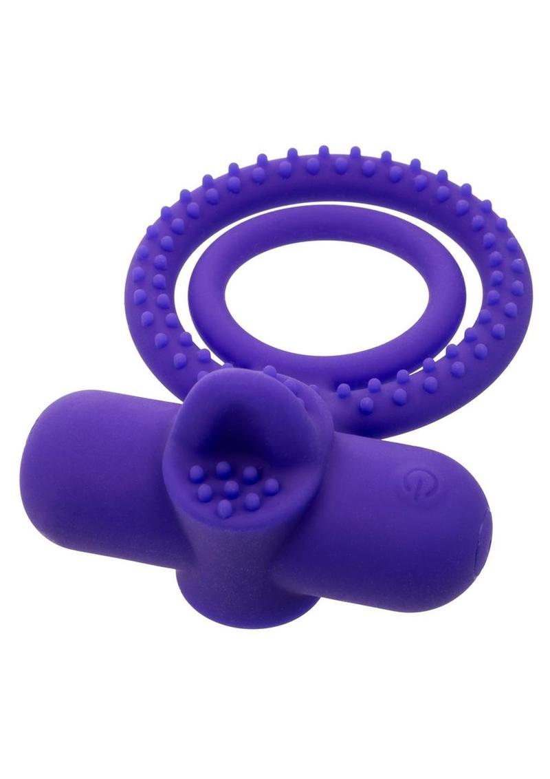 CalExotics Silicone Rechargeable Dual Climaxer Cock Ring