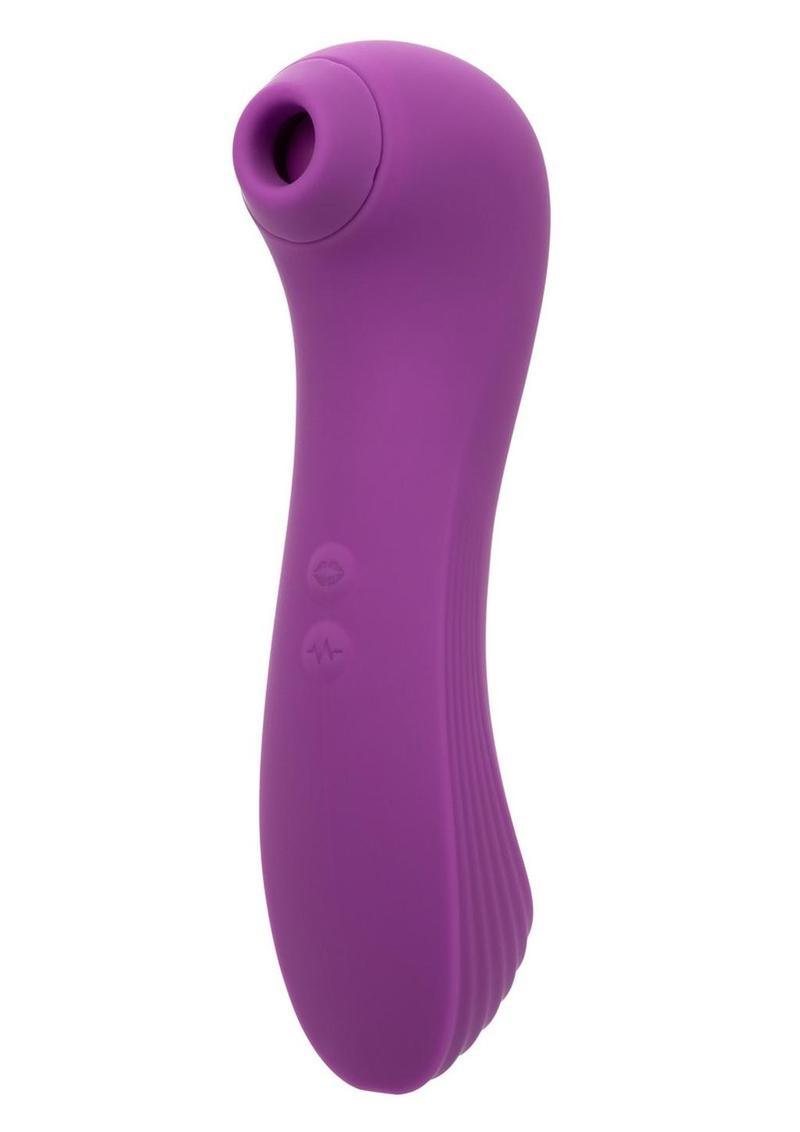 CalExotics Couture Collection Dual Pleasure Wand Rechargeable Silicone Clitoral Massager