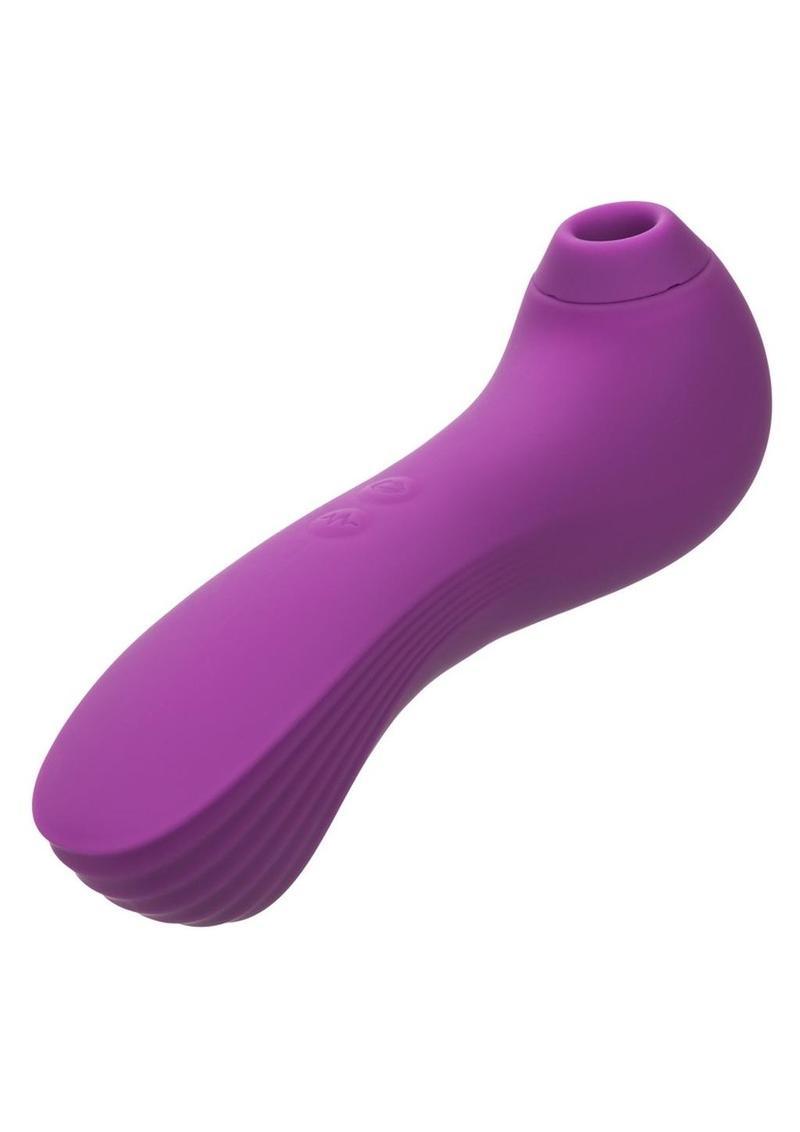 CalExotics Couture Collection Dual Pleasure Wand Rechargeable Silicone Clitoral Massager