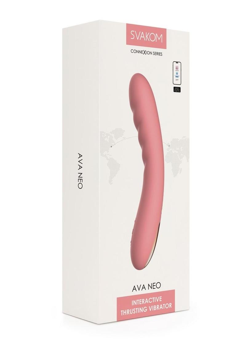 Svakom Ava Neo Rechargeable Silicone Vibrator with Remote Control