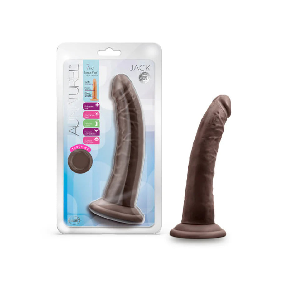 Blush Au Naturel Jack Dildo with Suction Cup 7in