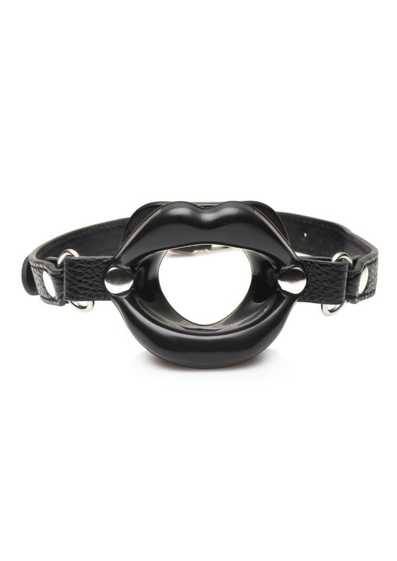 Master Series Juicy Lips Silicone Open Mouth Gag