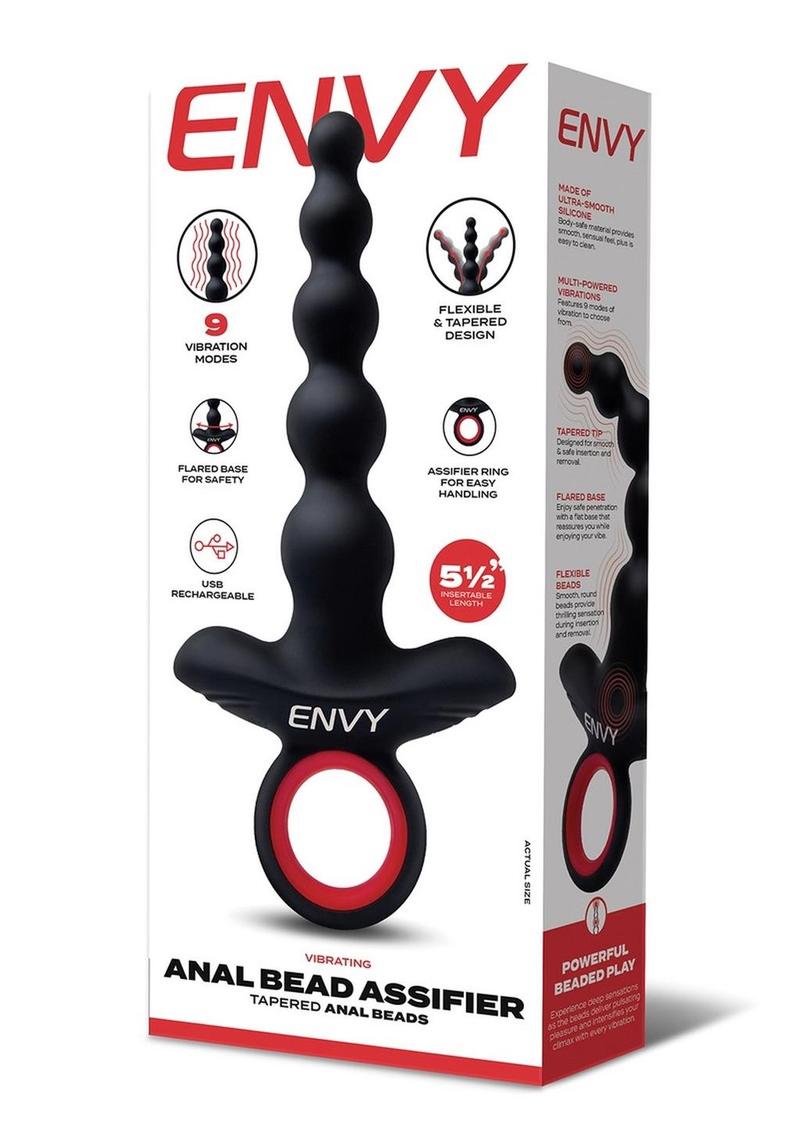 Envy Vibrating Silicone Rechargeable Anal Bead Assifier