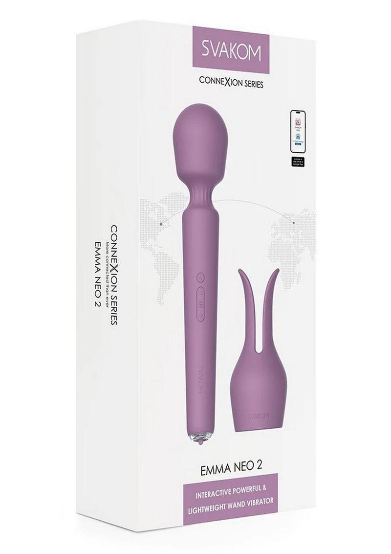 Svakom Emma Neo 2 App Compatible Rechargeable Silicone Heated Vibrator