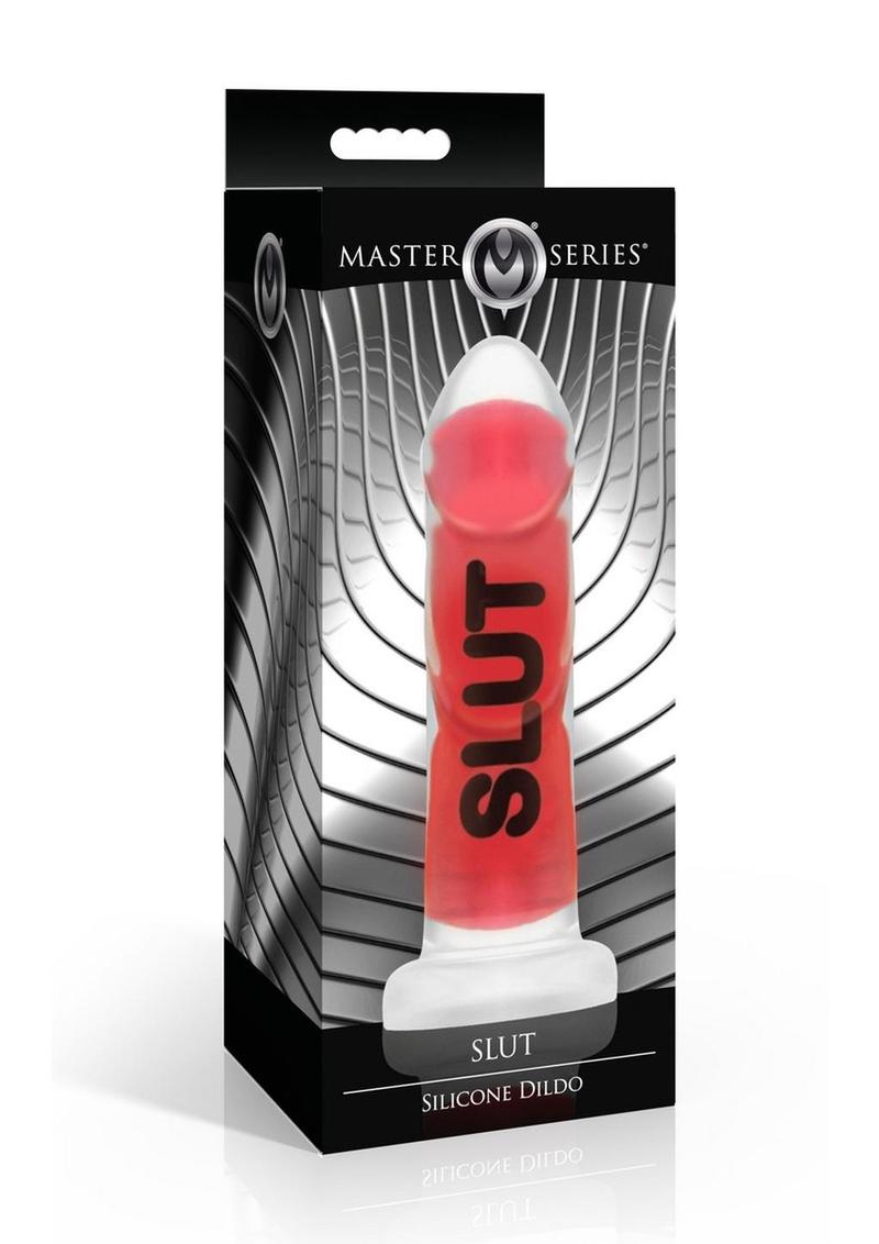 Master Series SLUT Silicone Dildo