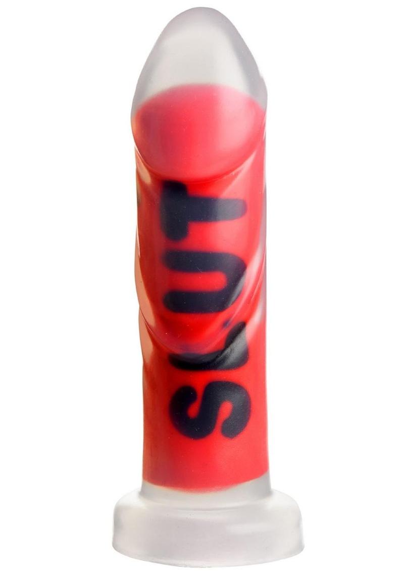 Master Series SLUT Silicone Dildo