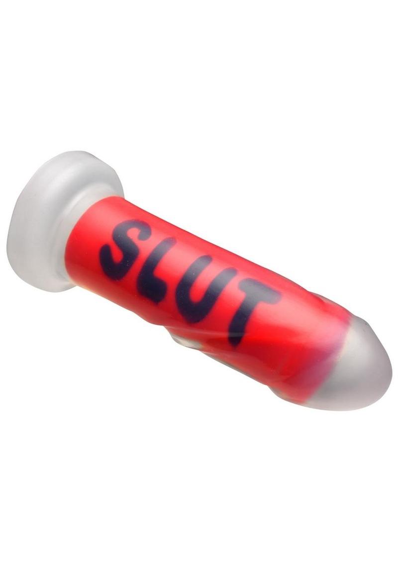 Master Series SLUT Silicone Dildo