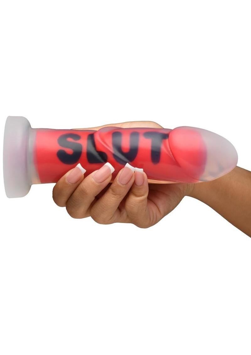 Master Series SLUT Silicone Dildo