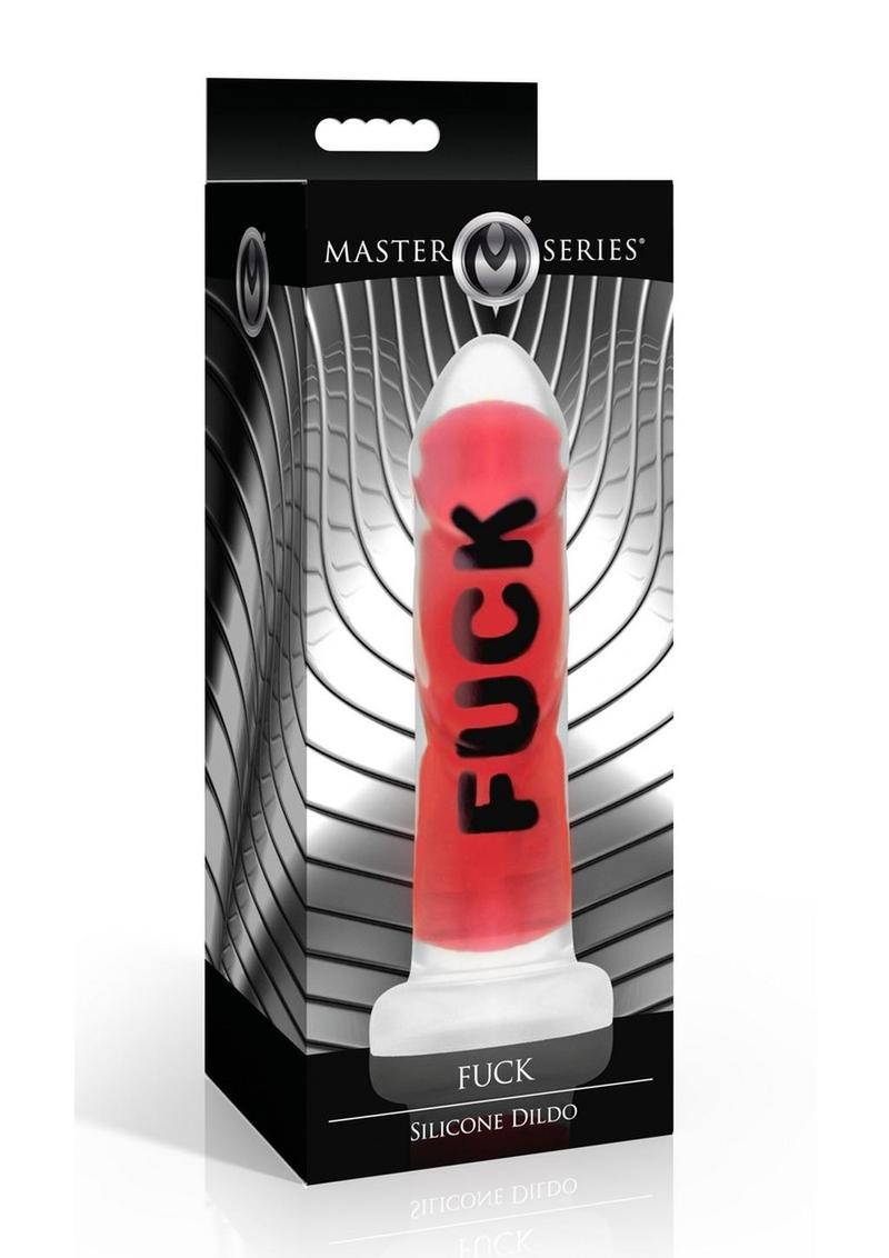 Master Series FUCK Silicone Dildo