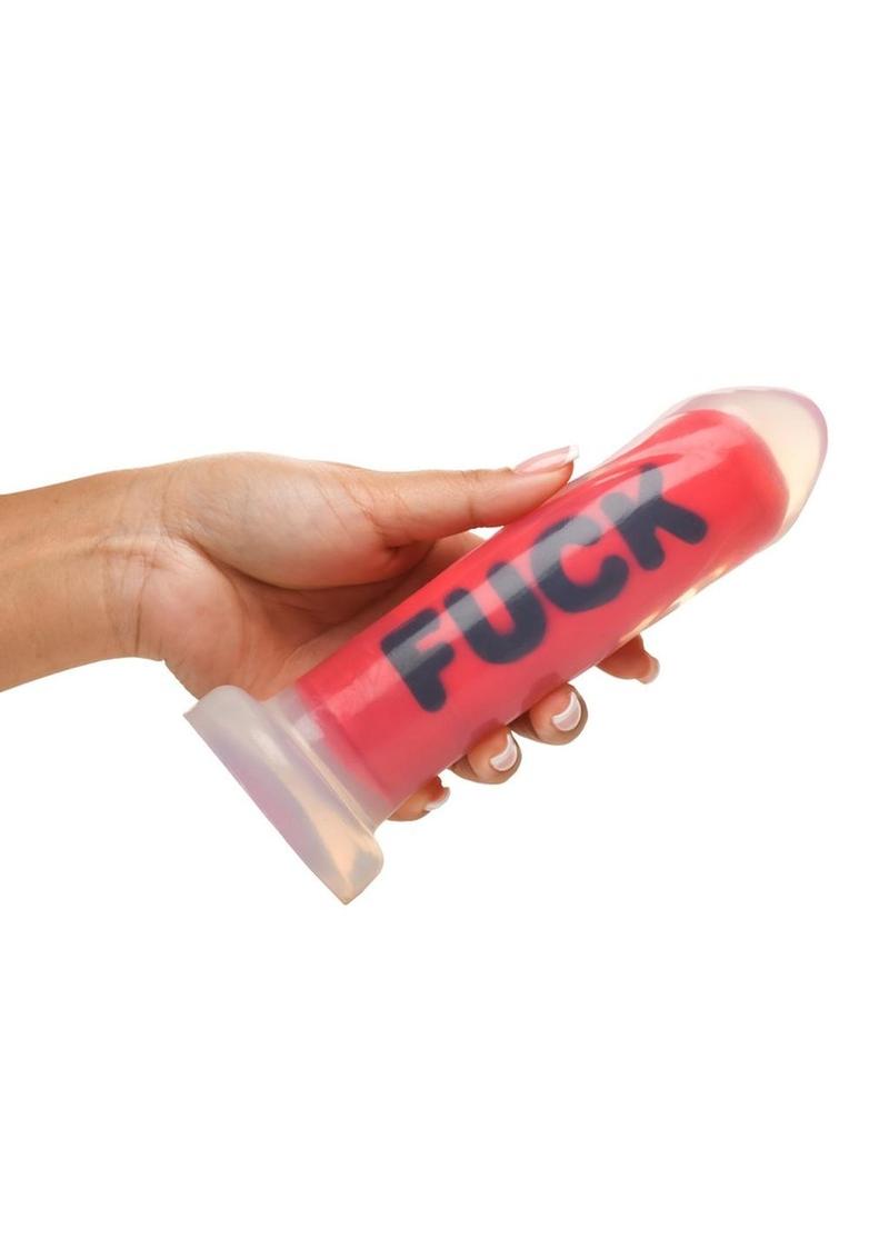 Master Series FUCK Silicone Dildo