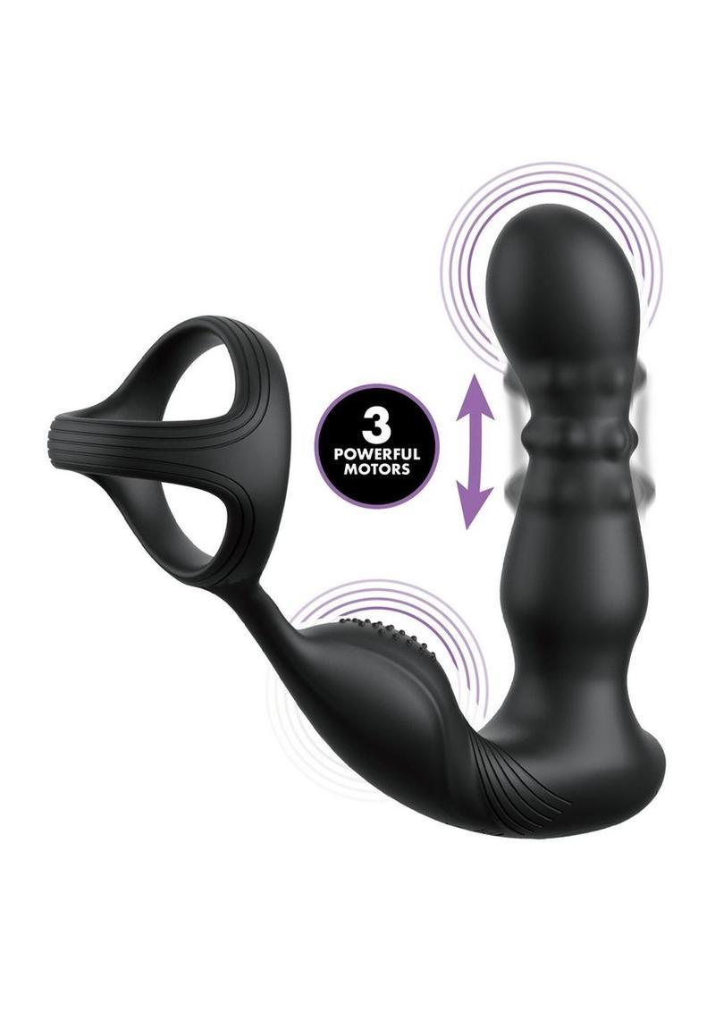 Anal Fantasy Elite Ass-Gasm Side and Glide Rechargeable Silicone Prostate Stimulator