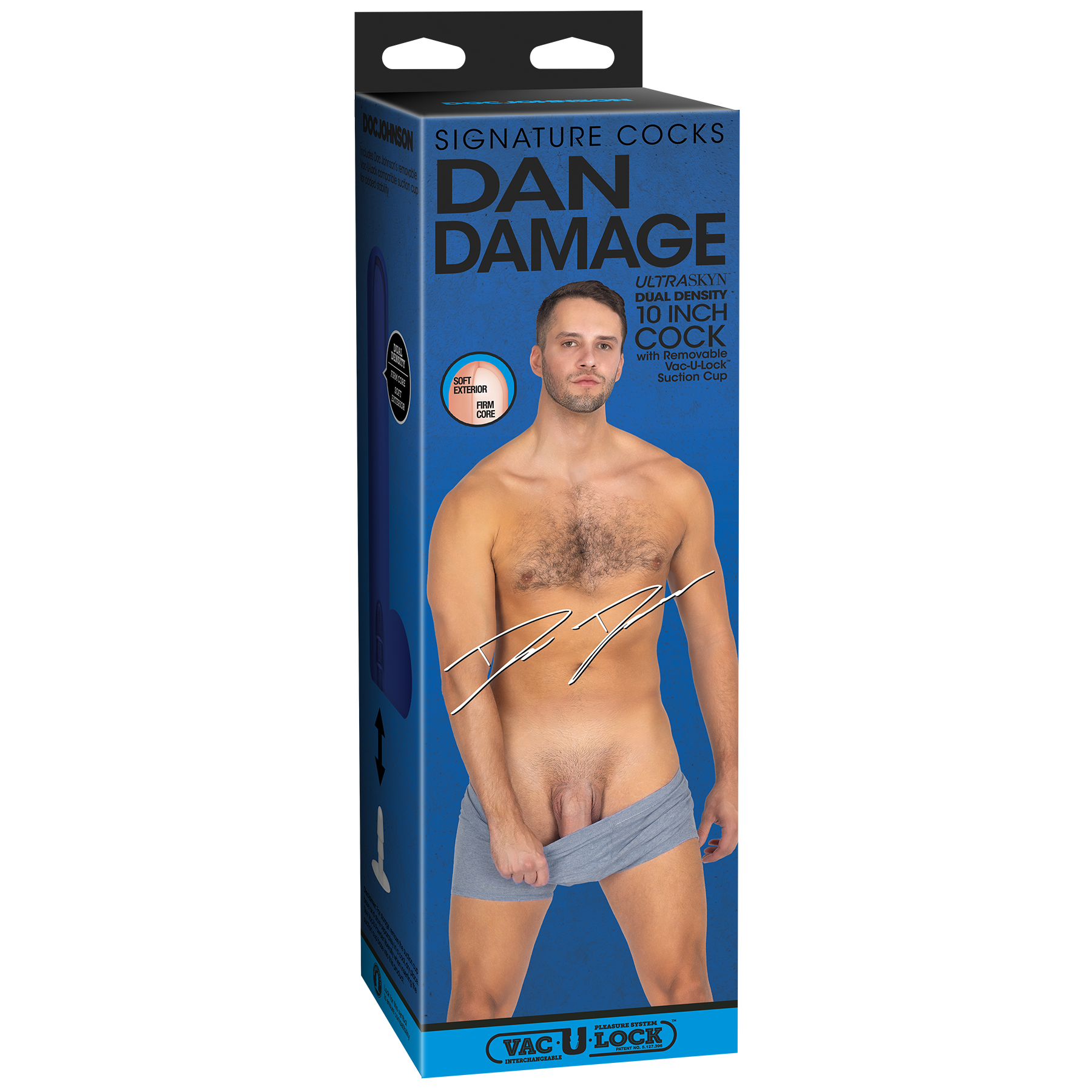 Signature Series Dan Damage 10" ULTRASKYN Dildo