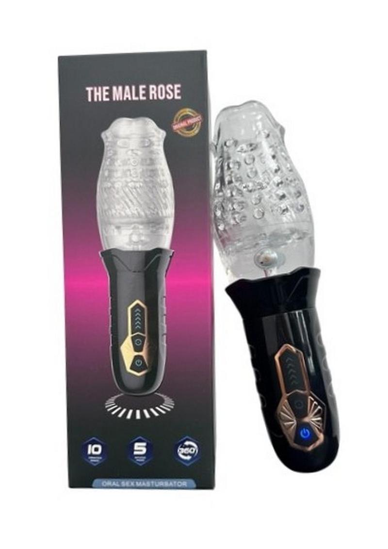 The Male Rose Rechargeable Rotating Masturbator