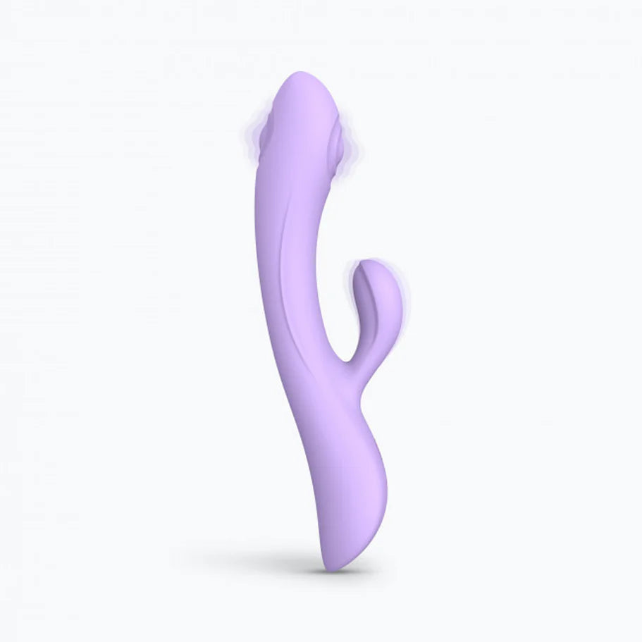 Love to Love Bunny & Clyde Rechargeable Tapping Rabbit Silicone Vibrator