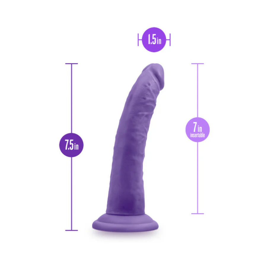 Blush Au Naturel Bold Jack 7 in. Posable Dual Density Dildo with Suction Cup