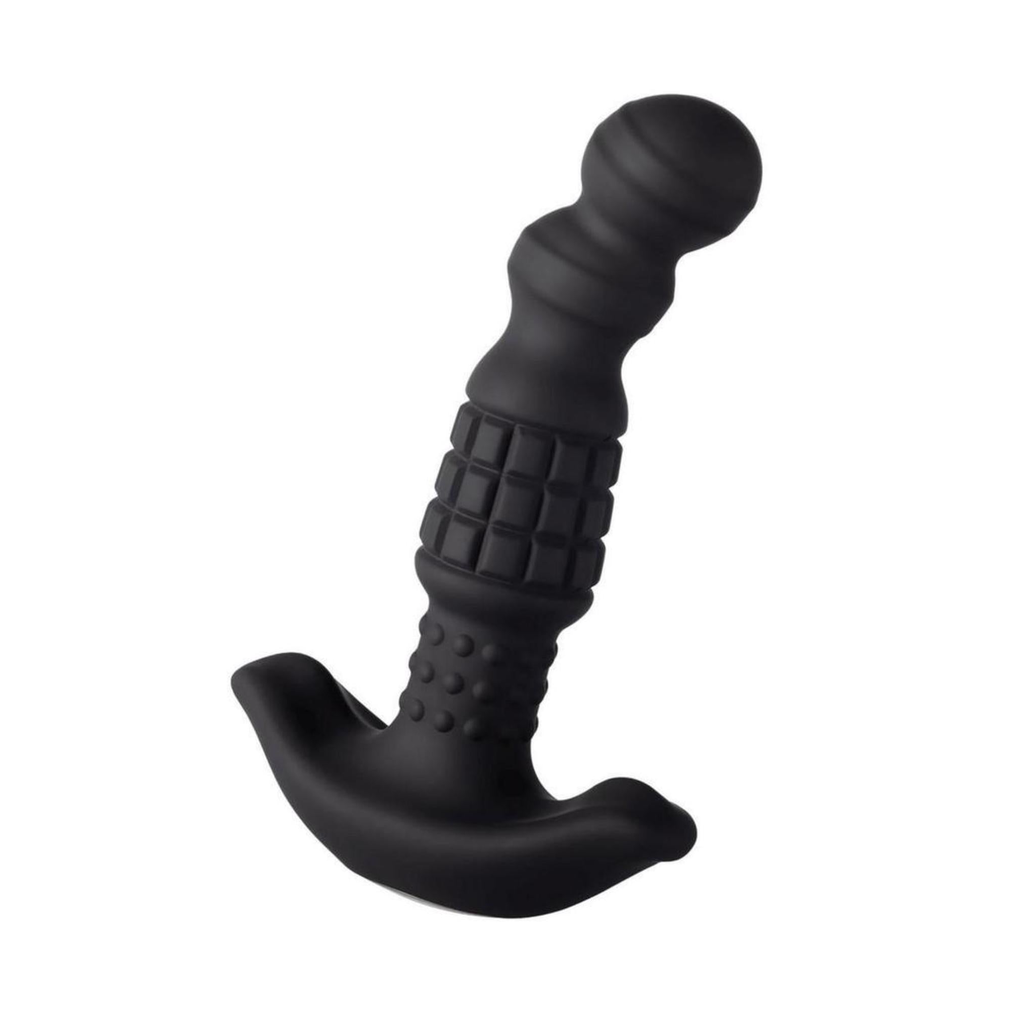 Pineapple Man Rolling Bead Vibrating Rechargeable Silicone Prostate Massager