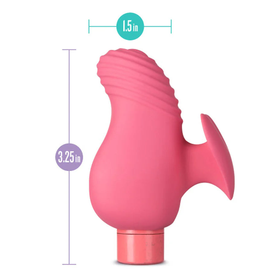 Blush Gaia Eco Love Rechargeable Plant Based Vibrator - Coral Pink