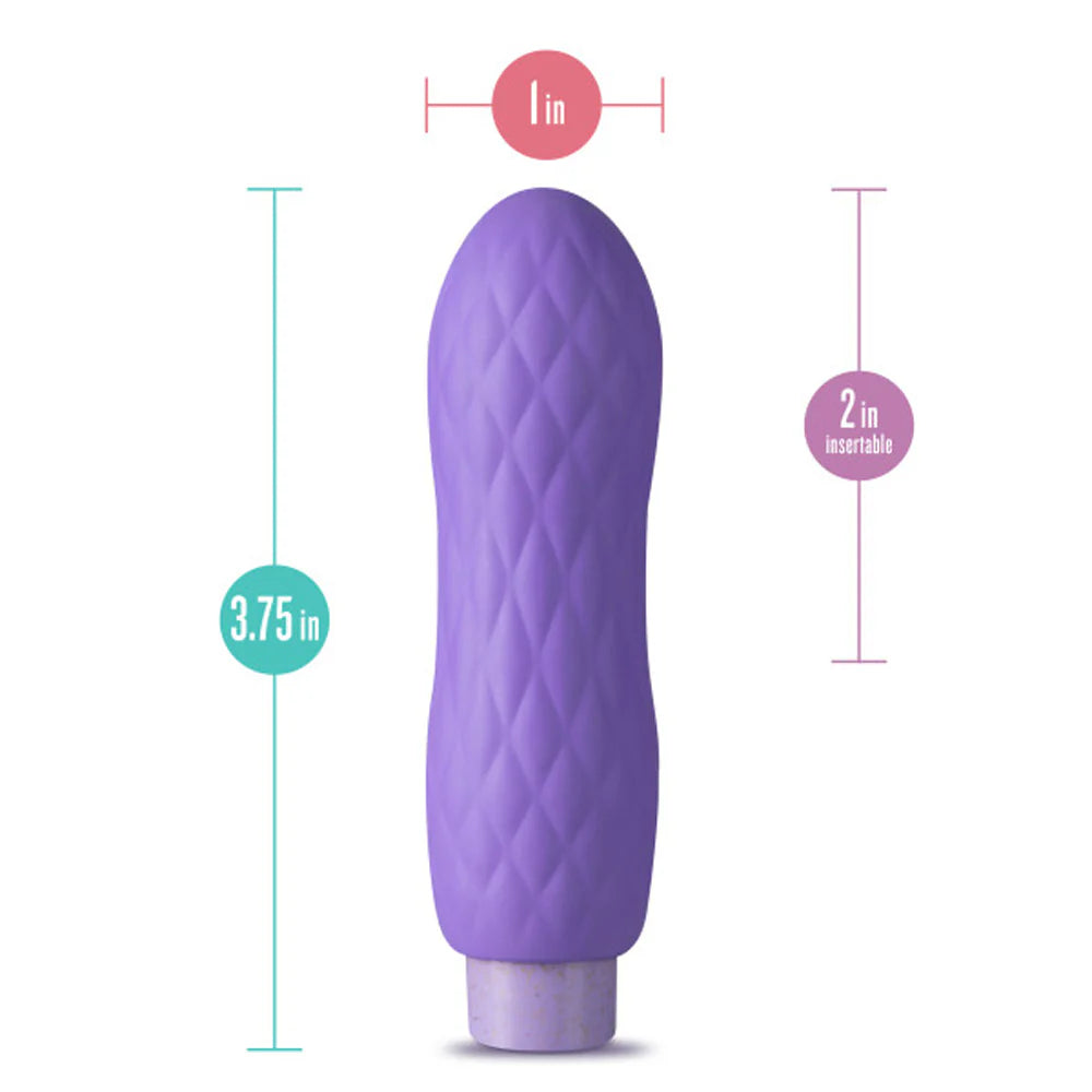 Blush Gaia Eco Bliss Rechargeable Plant Based Vibrator - Lilac