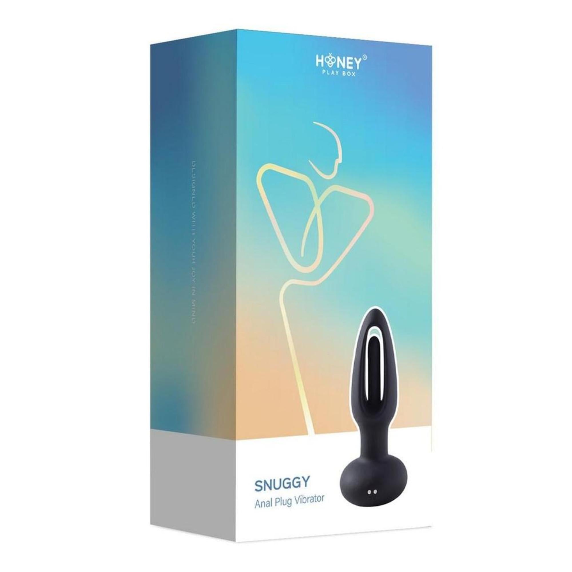 Snuggy Tapping Rechargeable Silicone Prostate Massager Butt Plug Anal Vibrator