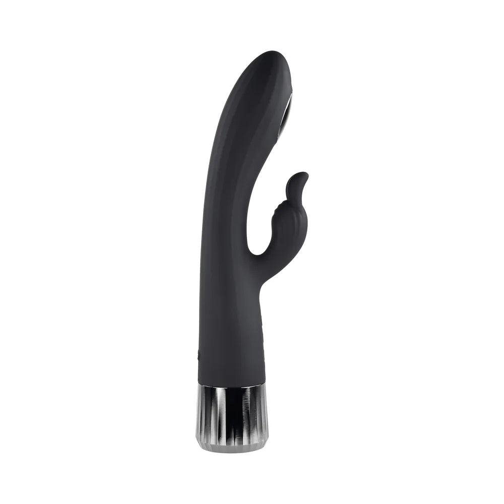 Evolved Heat Up & Chill Rechargeable Heating/Cooling Silicone Rabbit Vibrator