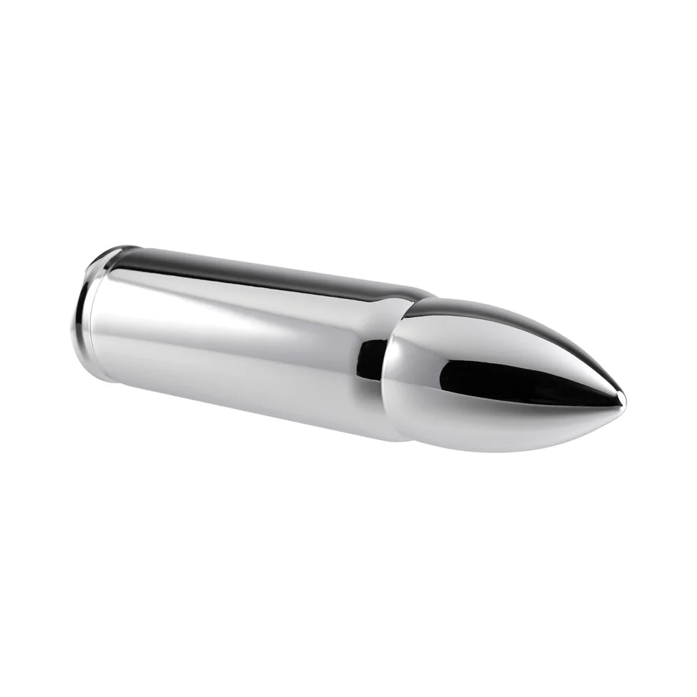 Zero Tolerance Full Metal Love Rechargeable Aluminum Bullet-Shaped Bullet Vibrator Silver