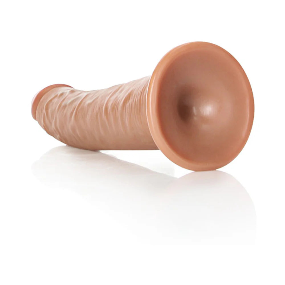 RealRock Realistic 8 in. Slim Dildo With Suction Cup