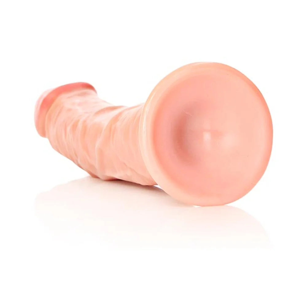 RealRock Realistic 10 in. Curved Dildo With Suction Cup