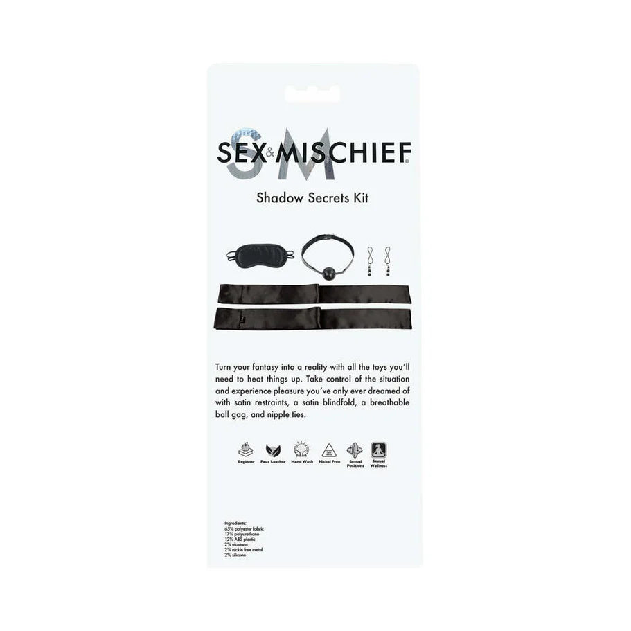 Sportsheets Sex & Mischief Shadow 4-Piece Secrets Kit