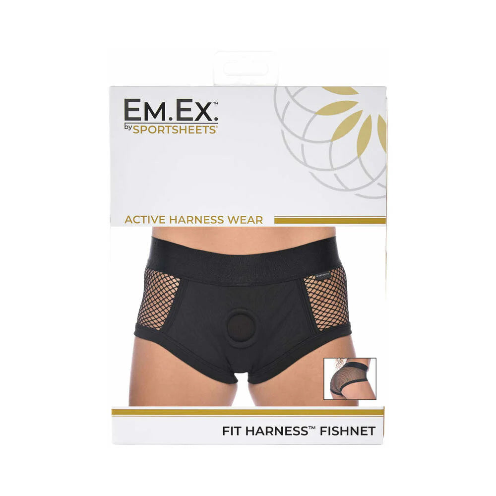 Sportsheets Em.Ex. Fit Harness Fishnet